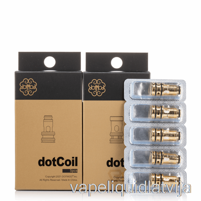 Dotmod Dotcoils 0.15ohm Dotaio V2 Spoles (plakana Pamatne) Vape šķidrums